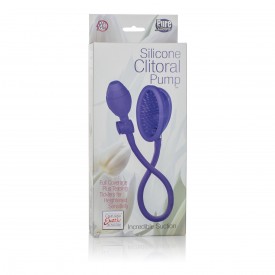 Фиолетовая помпа для клитора Silicone Clitoral Pump