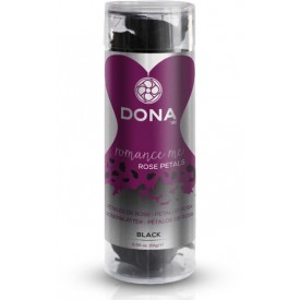 Декоративные чёрные лепестки роз DONA Rose Petals